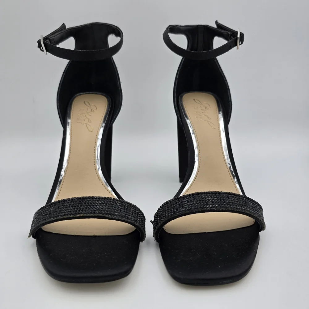 Jewel Badgley Mischka Women's Keshia III Heeled Sandals, Black, Women's 6.5 - Picture 4 of 16